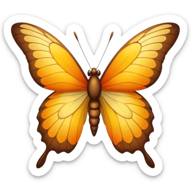 mariposa aesthetic otoñal sticker
