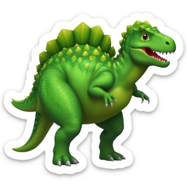 big booty dinosaur sticker