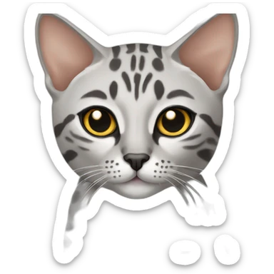 Egyptian Mau cat sticker