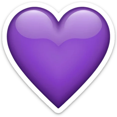 Half Black  and half Purple Heart sticker