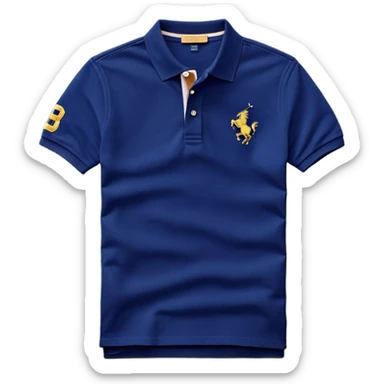 Ralph Lauren polo shirt with logo sticker