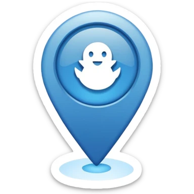 icono de ubicacion sticker