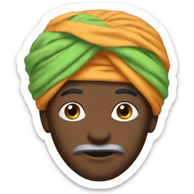 Turban sticker