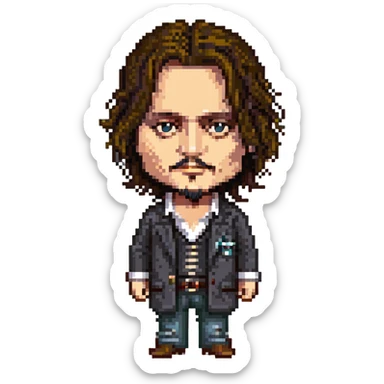 Johnny Depp sticker