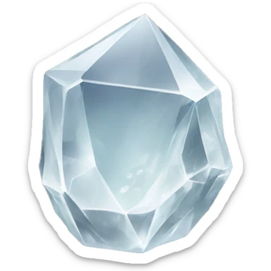 a clear quartz sticker