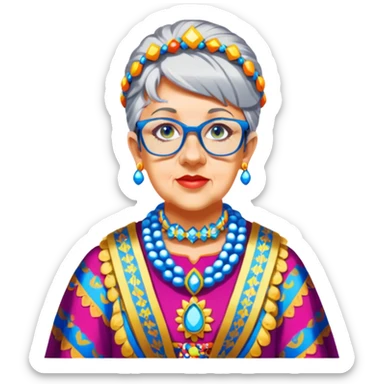 Colorful Parade Participant sticker