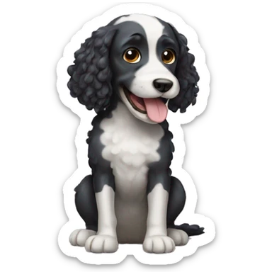 Water dog spanish sticker