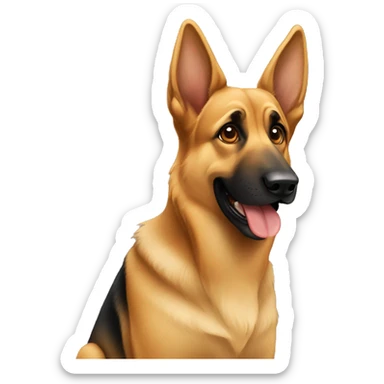 German shepard sticker