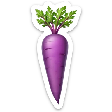 Purple Carrot  sticker