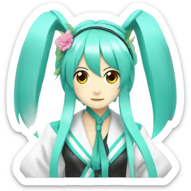 miku hatsune sticker