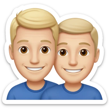 2 male Best buds in UK sticker
