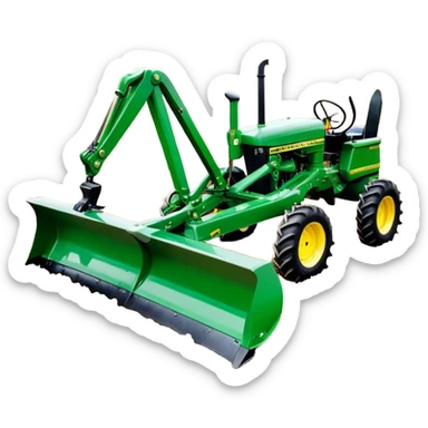 Plow - John Deere 644 (Model Year: 2022) (Iconic colour: Green) sticker