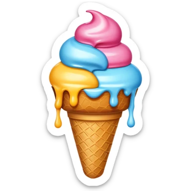 Galinha rating Ice cream sticker
