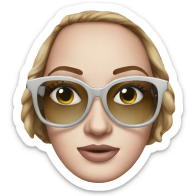 :Adele: glasses  sticker