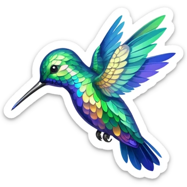 Hummingbird sticker