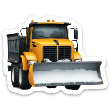 Snow plow sticker
