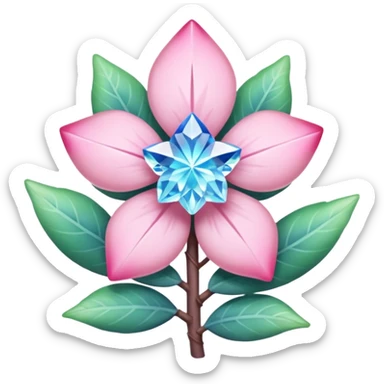 Diancie-Amaura-Aurorus-crystal-flower-Shirin-shrub-avatar-aesthetic-fusion sticker