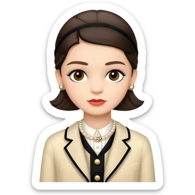 coco chanel kid sticker