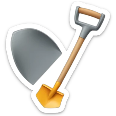 shovel cancel sticker