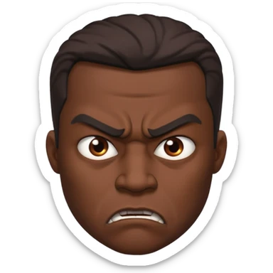 angry man looking right

 sticker