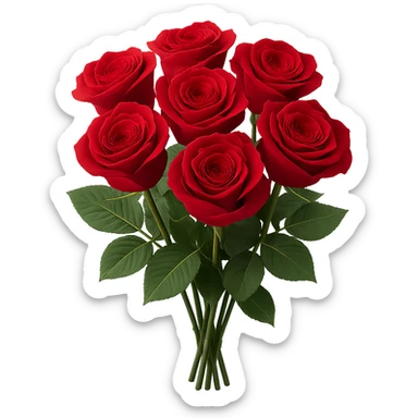 bouquet of  roses , remove background sticker