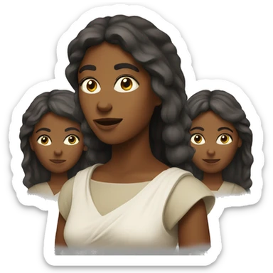 biblical times women sticker