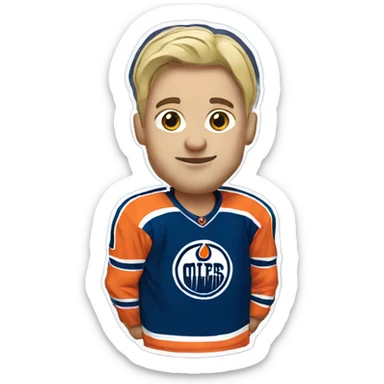 Edmonton Oilers sticker sticker