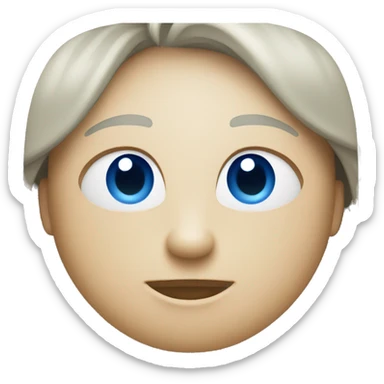 Blue circle with white checkmark in the middle sticker