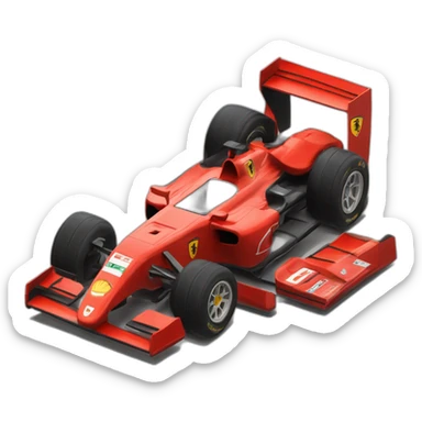 F1 Ferrari voiture sticker