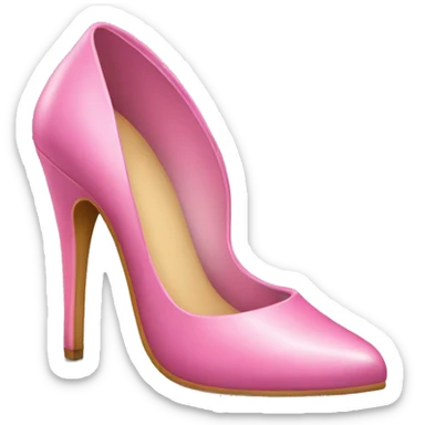 pink high heels sticker