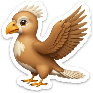 Oiseau qui fais caca sur les gens en volant  sticker