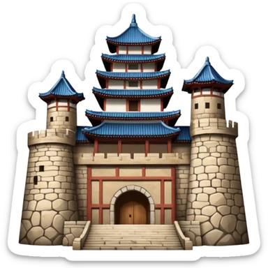 South Korea 
Hwaseong Fortress Palace castle sticker