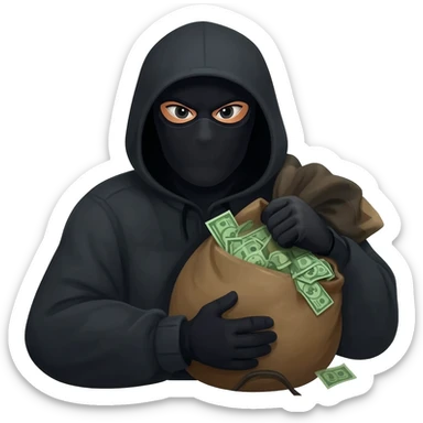 Эмодзи вора с мешком 💰 sticker