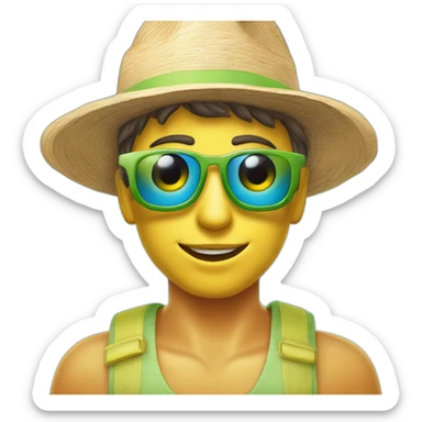 s sommes en vacances et nous sommes pas inquiet sur ce point vision des vacances sticker