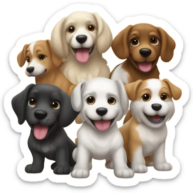 Perritos sticker