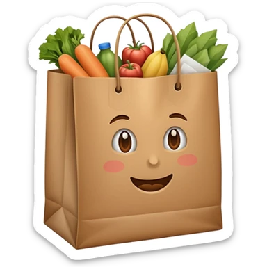  grocery bag sticker