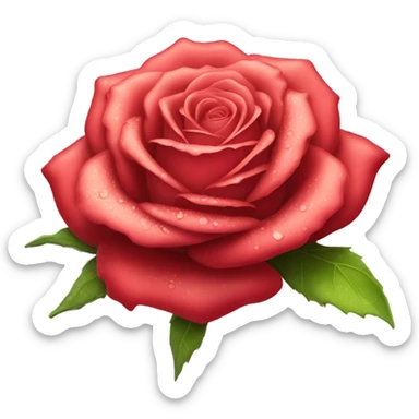Rose sticker