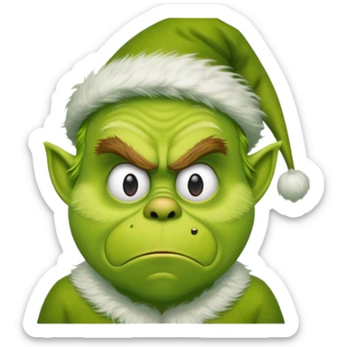 Credit Card Grinch sticker