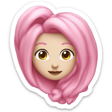 corazón rosado pastel sticker