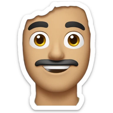 Pablo talibán barbudo sticker