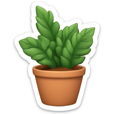 clay Plant Pot sticker