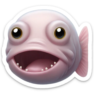 blob fish  sticker