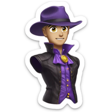 the-world-stand-jojo's-bizarre-adventure sticker