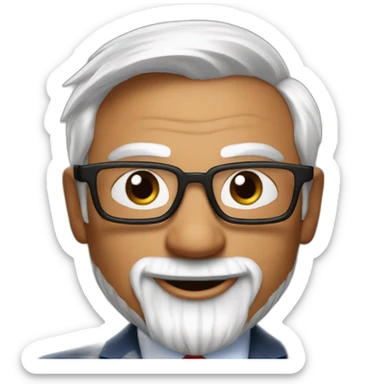 Prime Minister Modi in spider man suit  sticker