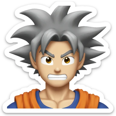 Goku catman sticker