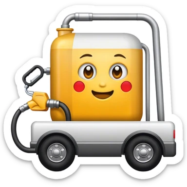 fuel being carried sticker