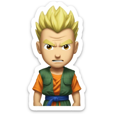Dbz  sticker