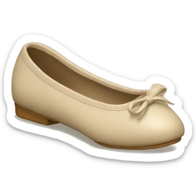 ballett shoes beige  sticker