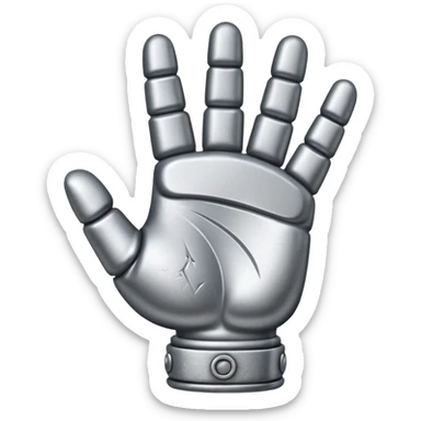 strong heavy metal hand ich liebe dich geste sticker