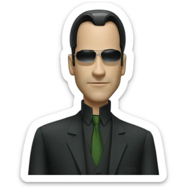 Mr. Smith The Matrix sticker